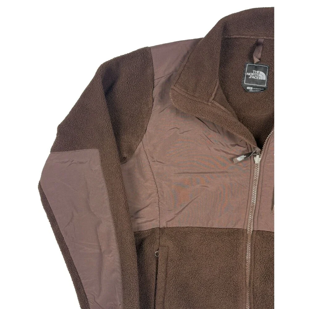 The North Face Men's Denali Polartec Fleece Jacket Large Brown Y2K Vintage 2007